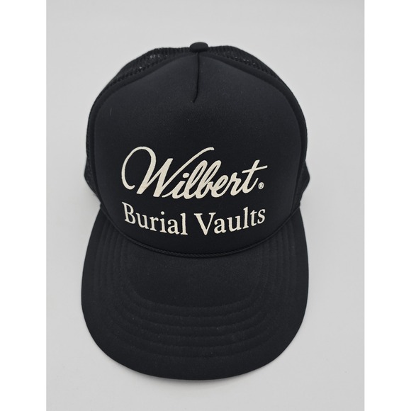Sportsman Other - Dark And Unusual Wibert Burial Vaults Braided Trucker Hat Black Pre-owned